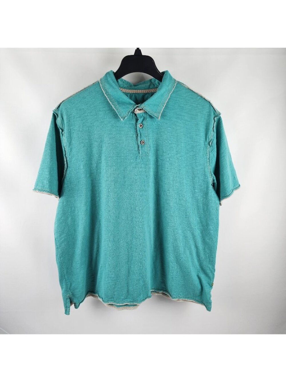 True Grit Shirts Go Shirt Mens XXL Green Blue Original Utility Shirts S/S